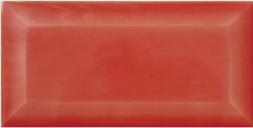 SDM - Bevelled Signal Red Gloss Subway Tile