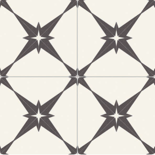 Decobella - Chic Polaris White Tile END OF RANGE