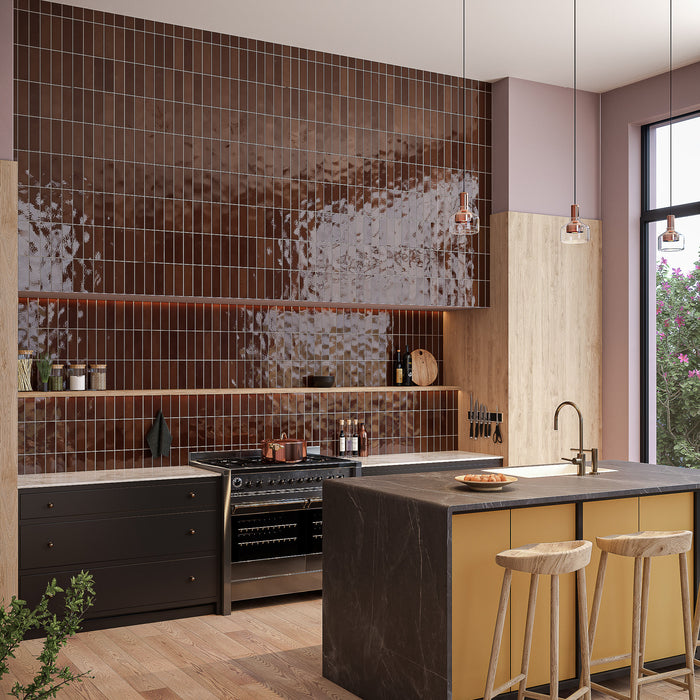 DB - Village Subway Walnut Brown Tile