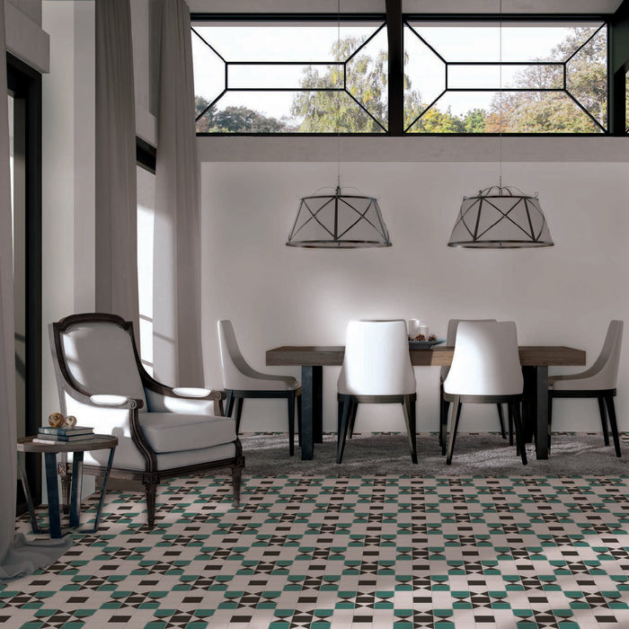DB - Victorian Manchester Green Matt Anti-Slip Tile
