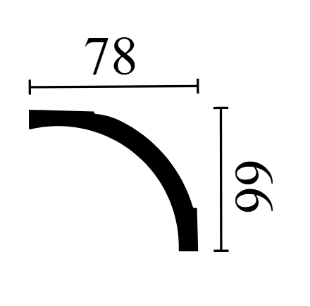 NMC Nomastyl Cornice 66x78mm - B1