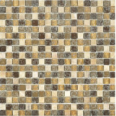 CW - Marble and Glass Peach Blend Mosaic TO BE DISCONTINUED