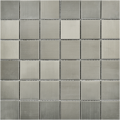 CW - Brushed Stainless Steel Mosaic
