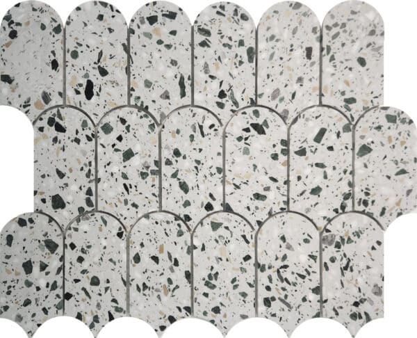 DJ - Terrazzo Punkah Black Snow Mosaic