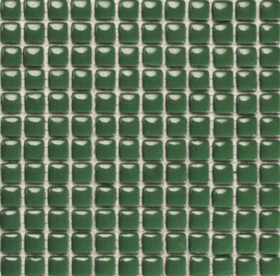 DJ - Smokey Emerald Green Enamel Mosaic