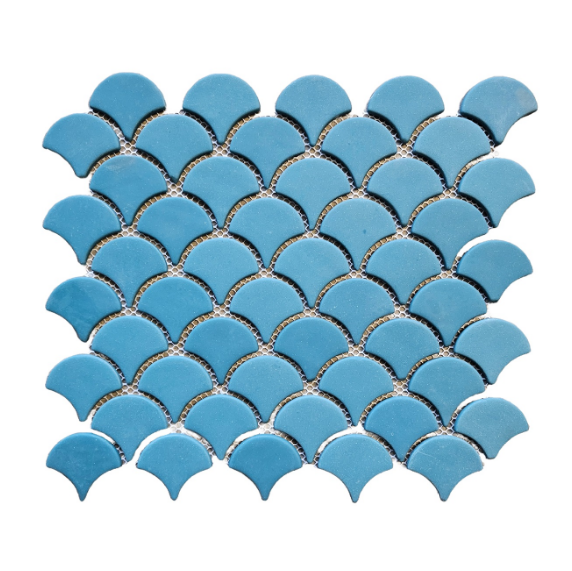 GS - Dusty Aquatique Recycled Glass Mosaic