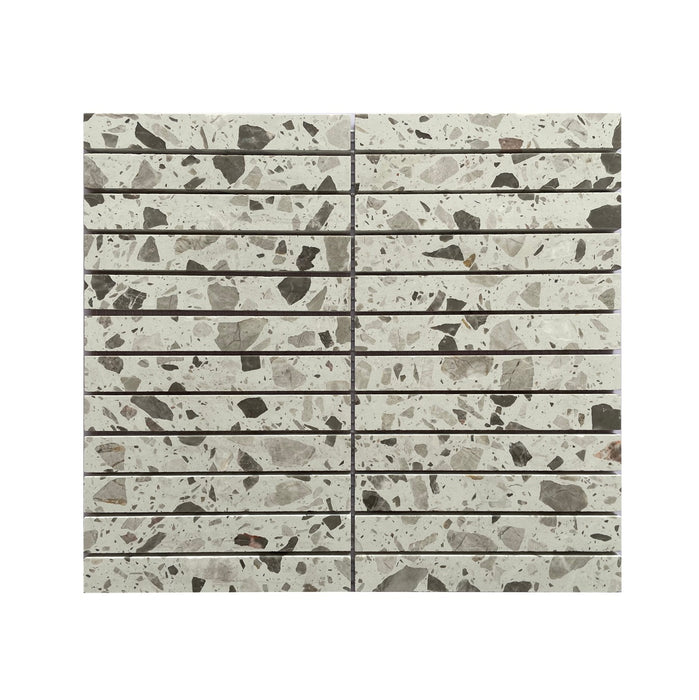 GS - White Terrazzo Kitkat Mosaic