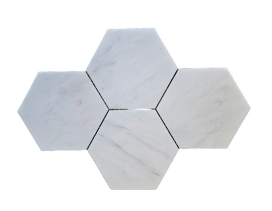 GS - Pearl Large Hexagon Mosaic — Pudlo South Africa