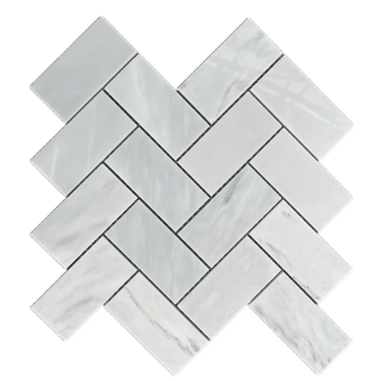 GS - Steel Grey Herringbone Mosaic