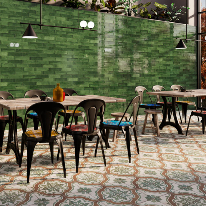 DB - Habana Green Mix Matt Anti-Slip Tile