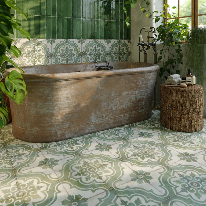 DB - Habana Green Matt Anti-Slip Tile