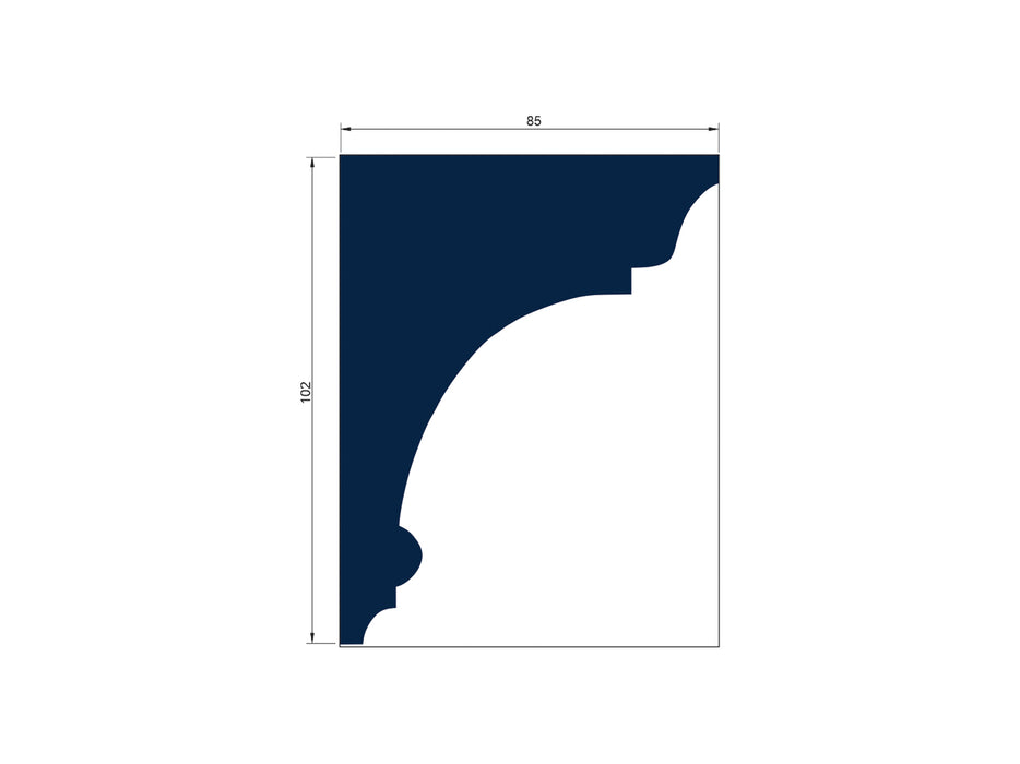 Plaster Cornice - FD 20