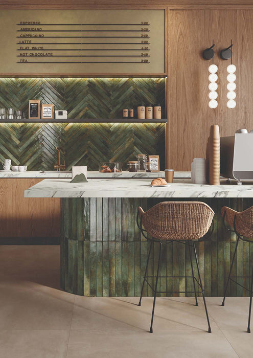 DB - Life Dark Green Tile