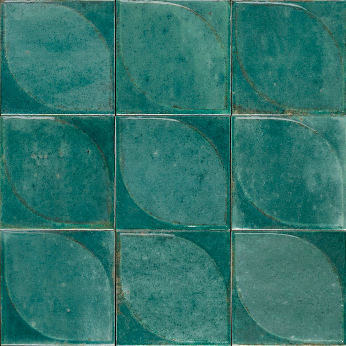 Marazzi - Lume Dew 3D Emerald Tile
