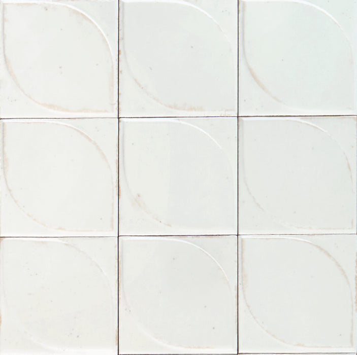 Marazzi - Lume Dew 3D White Tile