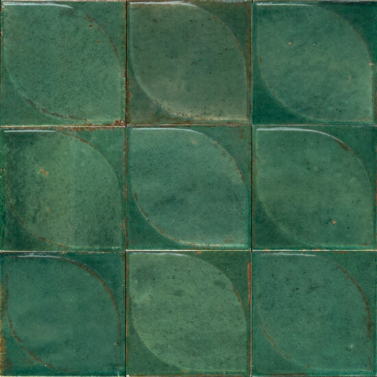 Marazzi - Lume Dew 3D Green Tile
