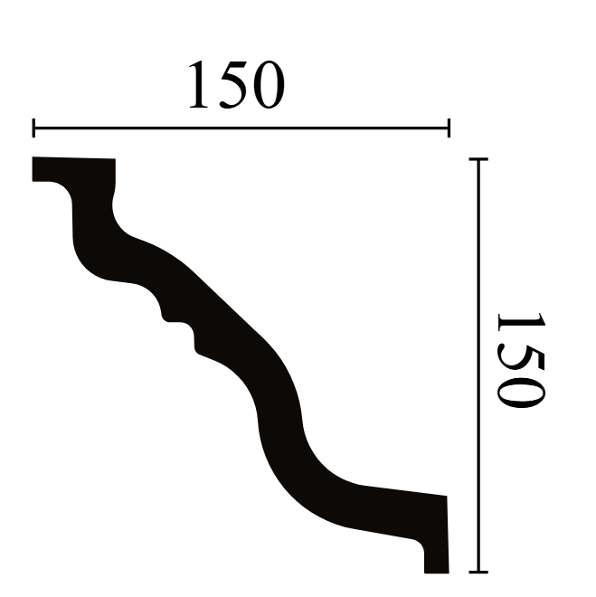 NMC Nomastyl Cornice 150x150mm - TL