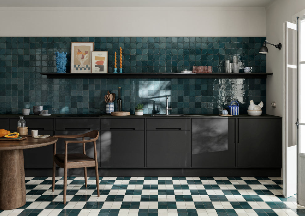 Marazzi - Lume Dew 3D Blue Tile