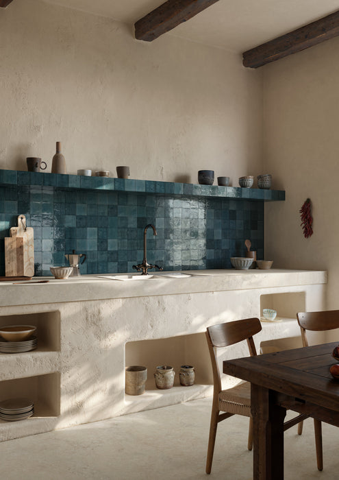 Marazzi - Lume SQ Blue Tile
