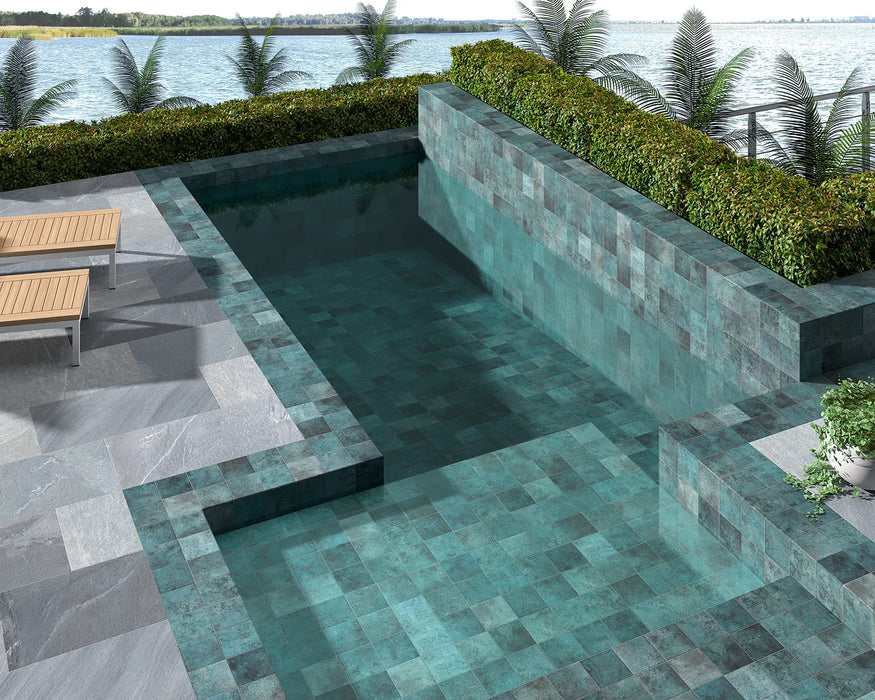 DB - Tahiti Turquoise Matt Bullnose Anti-Slip Tile