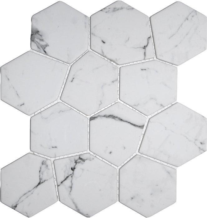 DJ - Eco Carrara Hexagon Mosaic
