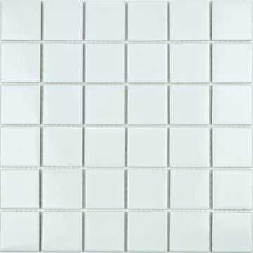 KM - Gloss White Mosaic