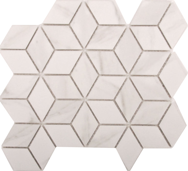DJ - Carrara White Cube Mosaic