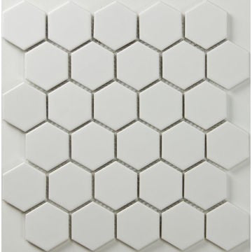 KM - Matt White Hexagon