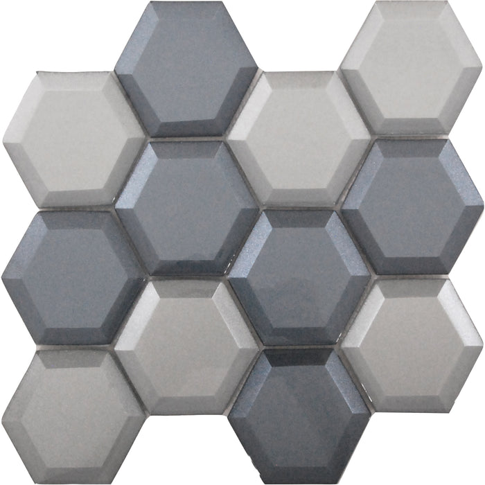 DJ - Prism Titan Blue Hexagon Mosaic