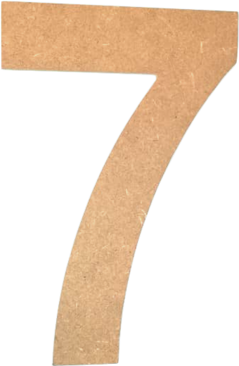 Pudlo - Number 7 Template