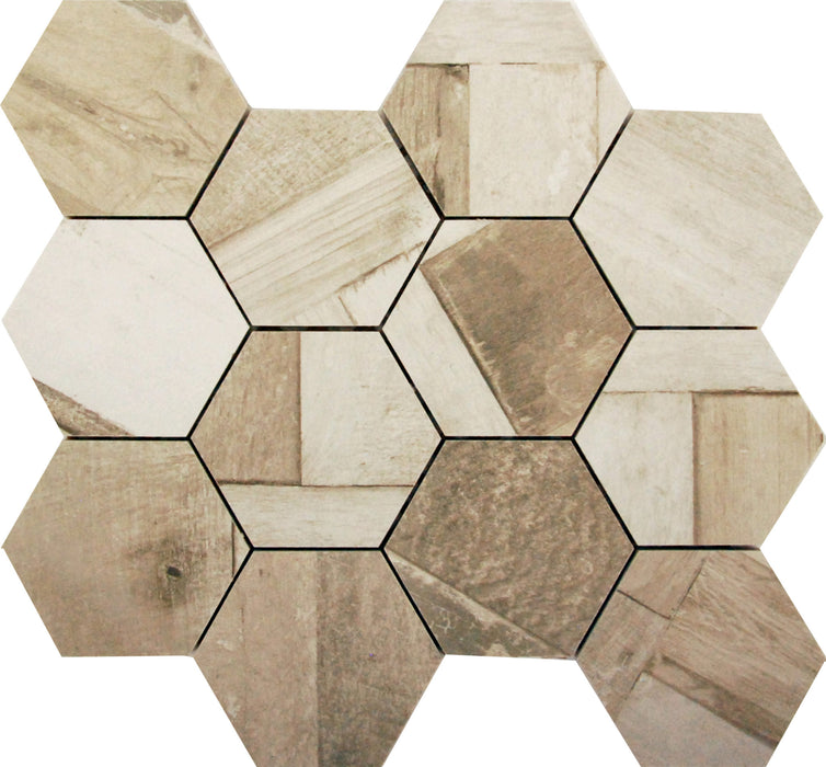 DJ - Bergamo Hexagon Doors Mosaic