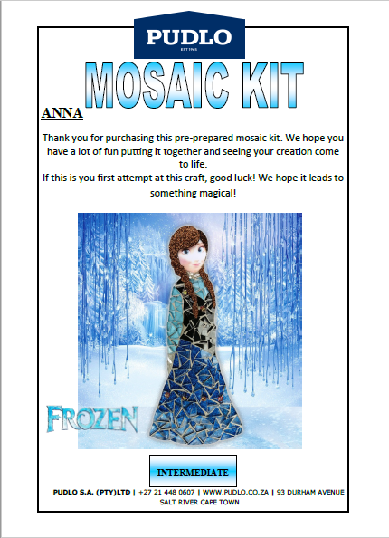 MK - Frozen Anna Mosaic Kit