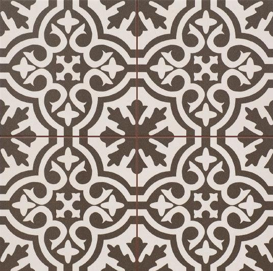 Decobella - Chic Berkeley Charcoal Tile