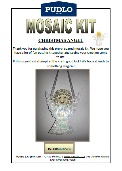 MK - Christmas Angel Mosaic Kit