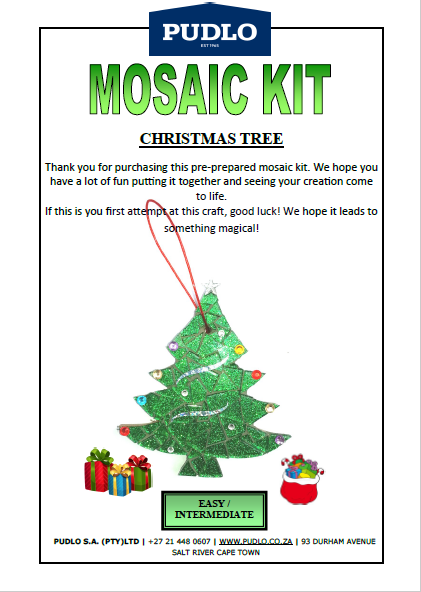 MK - Christmas Tree Mosaic Kit