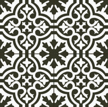 Decobella - Chic Berkeley Black Tile