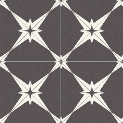 Decobella - Chic Polaris Black Tile