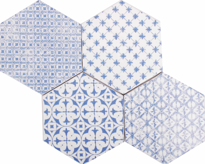 DJ - Marrakech Azul Tiles (Four Pack)