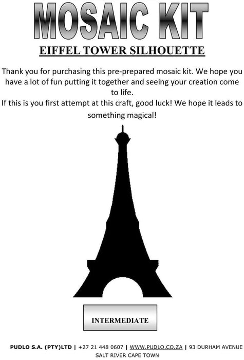 MK - Eiffel Tower Mosaic Kit