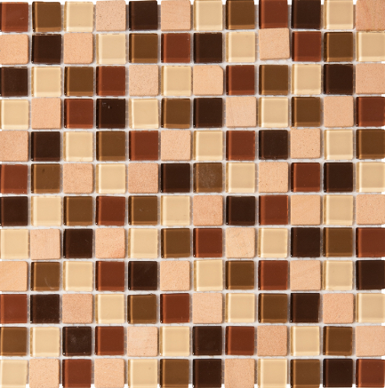 FT - Glass and Stone Sandstone Mosaic