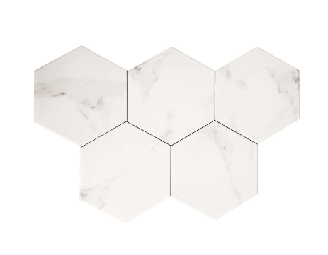 FT - Hexagon Marble Matt Tile