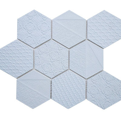 CW - Blue Dust Hexagon Mosaic