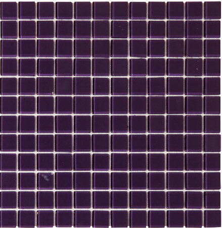 FT - Crystal Glass Dark Purple Mosaic