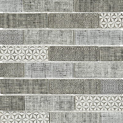 CW - Misty Grey Carpet Pattern Interlocking Mosaic