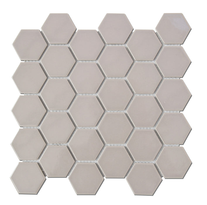 GS - Hexagonal Latte Gloss Mosaic