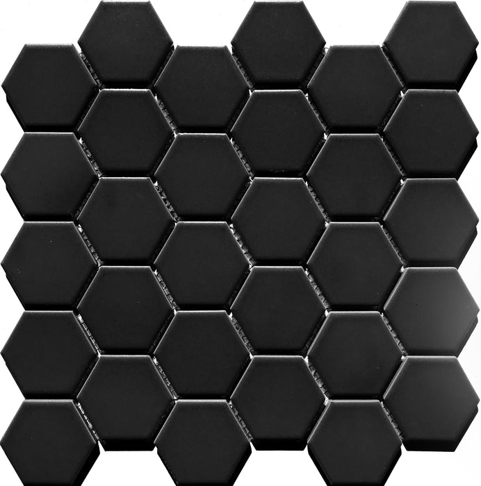 KM - Matt Black Hexagon