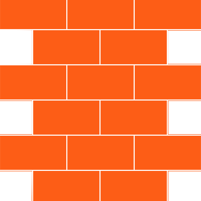 CW - Gloss Orange Subway Tile