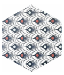 MV - Flamingo Marlin Hexagon Tile