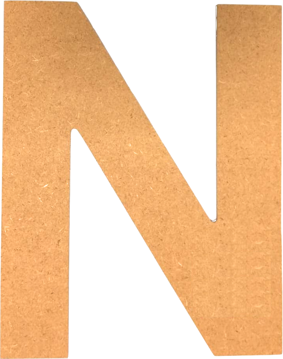 Pudlo - Letter N (Capital) Template
