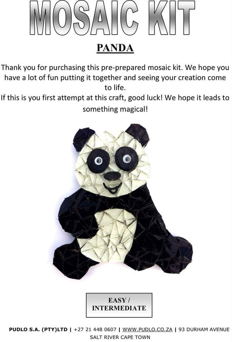 MK - Panda Mosaic Kit